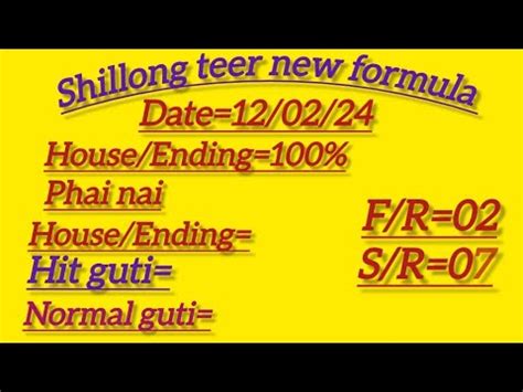 nepal teer house ending|Shillong Teer Formula .